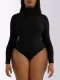 High Collar Long Sleeve Bodysuit GMDI-32753