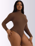 High Collar Long Sleeve Bodysuit GMDI-32753