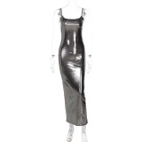 Sexy Backless Slim Sling Maxi Dress BLG-D3A14387A