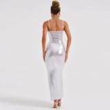Sexy Backless Slim Sling Maxi Dress BLG-D3A14387A