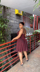 Casual Backless Sling Midi Dress YS-872