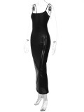Sexy Backless Slim Sling Maxi Dress BLG-D3A14387A