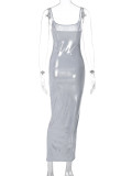 Sexy Backless Slim Sling Maxi Dress BLG-D3A14387A