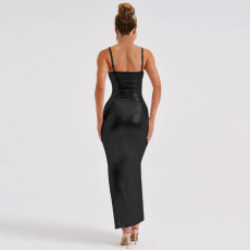 Sexy Backless Slim Sling Maxi Dress BLG-D3A14387A
