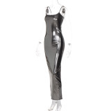 Sexy Backless Slim Sling Maxi Dress BLG-D3A14387A