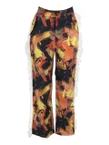 Fashion Print Loose Straight Pants YH-5347