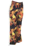 Fashion Print Loose Straight Pants YH-5347