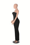 Sexy Tube Tops Solid Color Jumpsuit MZ-2833