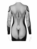Casual Print Long Sleeve Mini Dress BLG-D2910137A