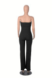 Sexy Tube Tops Solid Color Jumpsuit MZ-2833