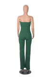 Sexy Tube Tops Solid Color Jumpsuit MZ-2833