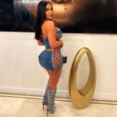 Sexy Halter Wrap Chest And Bandage Skirt 2 Piece Set BS-1359