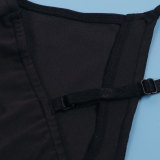 Hot Drilling Bow Split Sling Mini Dress NY-2995