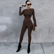 Padded Long Sleeve Bodysuit Two Piece Pants Set BLG-S3C15108A