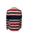 Stripe Letter Print Long Sleeve Sweatshirts LSD-1654