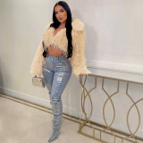 Sexy Faux Fur Short Coat ZSD-0651