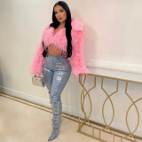 Sexy Faux Fur Short Coat ZSD-0651