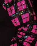 Casual Color Block Sequin Midi Dress BDF-7079