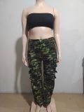 Fashion Multicolor Pocket Straight Jeans GAKF-A21212