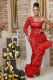 Sequin One-Shoulder Mesh Patchwork Irregular Dress NY-3115