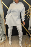 Loose Sweatshirt Casual Hooded Dress MK-3200