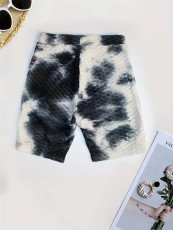 Ink Jacquard Bubble Yoga Short SH-390929