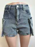 Removable Denim Multi Wear Shorts Long Pants CH-88007