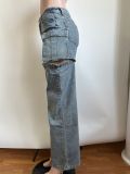 Removable Denim Multi Wear Shorts Long Pants CH-88007