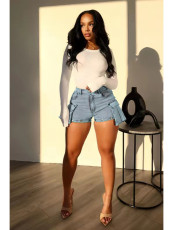 Removable Denim Multi Wear Shorts Long Pants CH-88007