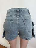 Removable Denim Multi Wear Shorts Long Pants CH-88007