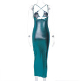 Sexy Hollow Out Backless Slim Dress BLG-D3914269K