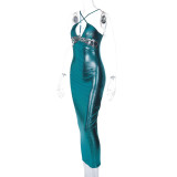 Sexy Hollow Out Backless Slim Dress BLG-D3914269K