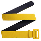 Long Sleeve O Neck Big Swing Midi Dress (With Waist Belt) GATE-D418