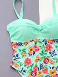 Sexy Print Sling One Piece Swimsuit CSYZ-596