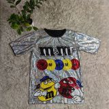 Loose Sequin Print Casual Dress GYSF-0051