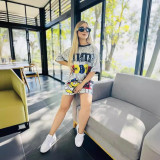 Loose Sequin Print Casual Dress GYSF-0051