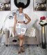 Print Sleeveless Tops And Short 2 Piece Set(With Mask) QYXZ-9931