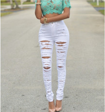Fashion Holes Slim Pencil Jeans GXJF-Amy26-635xjm2130