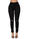 Casual Slim Holes Jean GXJF-Amy30-6027sj28