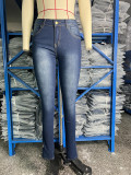 Embroidered Low Rise Pencil Jeans GXJF-Amy35-311ss14