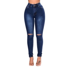 Casual Solid Color Slim Jeans GXJF-Amy25-6340xt1688