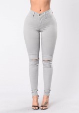Casual Solid Color Slim Jeans GXJF-Amy25-6340xt1688