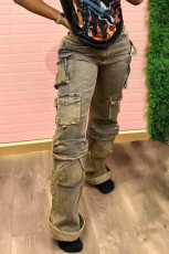 Fashion Loose Water Wash Jeans GXJF-Amy102-23301xt1688