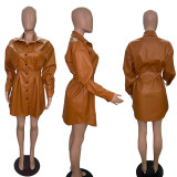 Padded Leather Ruched Midi Dress GRNH-RNH9233