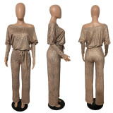 Casual Loose Belt Jumpsuit(Without Mask) GRNH-RNH28236