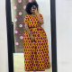Print Loose Short Sleeve Wide Leg Pants 2 Piece Set NY-10710