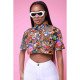 Casual Print Short Sleeve Shirt IV-8505