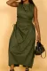 Sleeveless Hollow Out Bangage Dress BGN-290