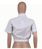 Short Sleeve Hot Drill Short Shirt XHXF-961