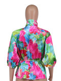 Casual Loose Tie Up Shirt XHXF-8691